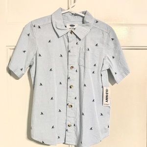 Boys button down short  Sleeve shirt